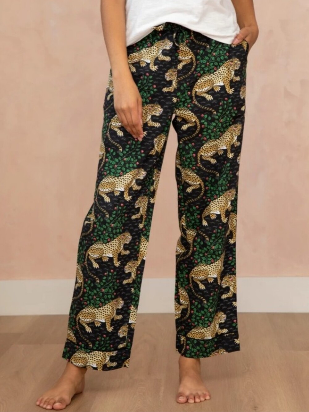 Printfresh Organic Cotton Bagheera Pajama Pants Size M